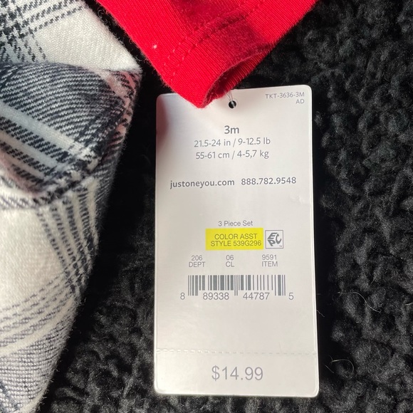 NEW Carters Baby Girl Dress ~ size 3 months
Black & white plaid Pattern - Picture 7 of 8